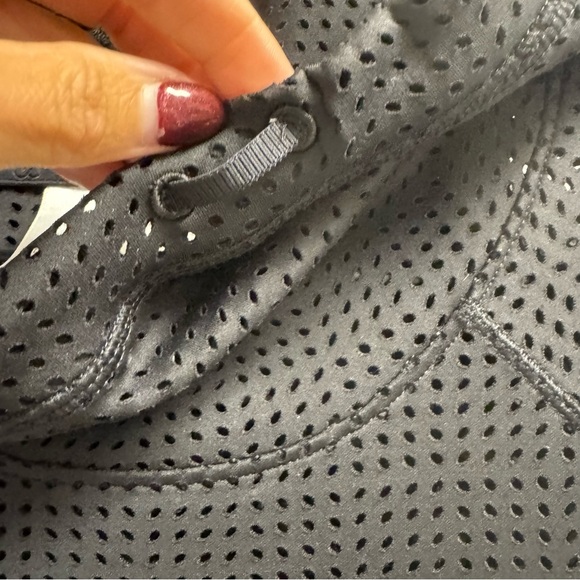 Calia Black Perforated Performance Longline Hoodie Womans SM - Picture 6 of 10